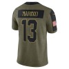 Miami Dolphins Tröjor Dan Marino 13 Nike 2021 Salute to Service - Herr